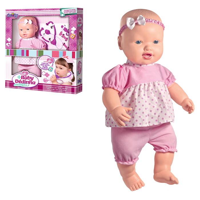 Boneca Baby Dedinha Dra Doll C/ Acess 62