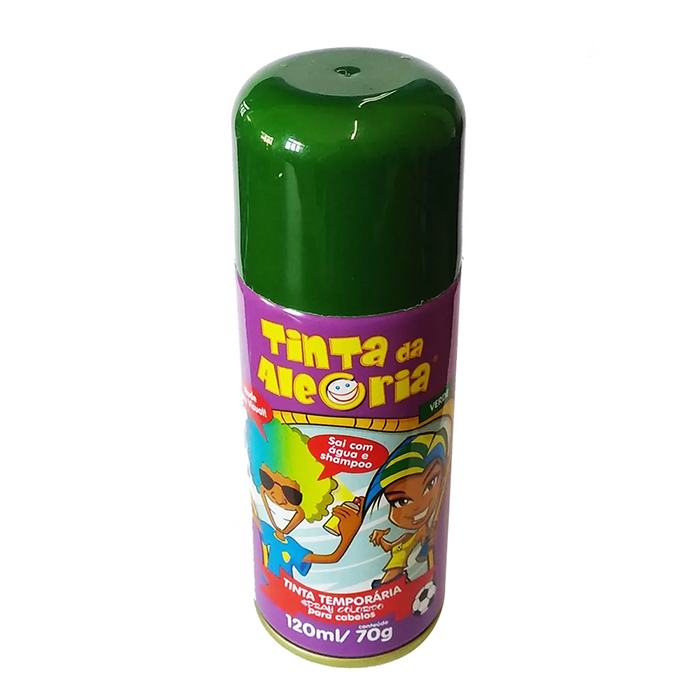 Spray De Cabelo 120ml Verde