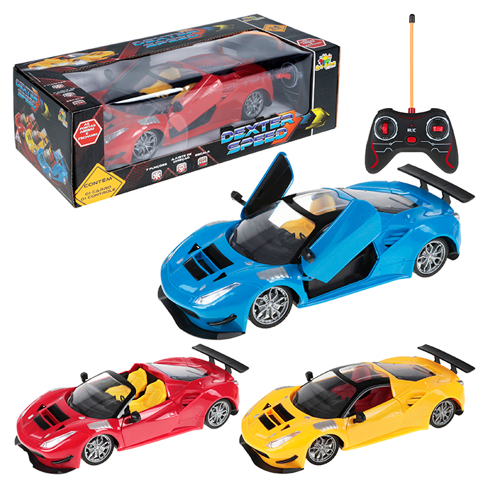 Carro Controle Remoto Infantil Speed Brave 07 Funções - Art Brink