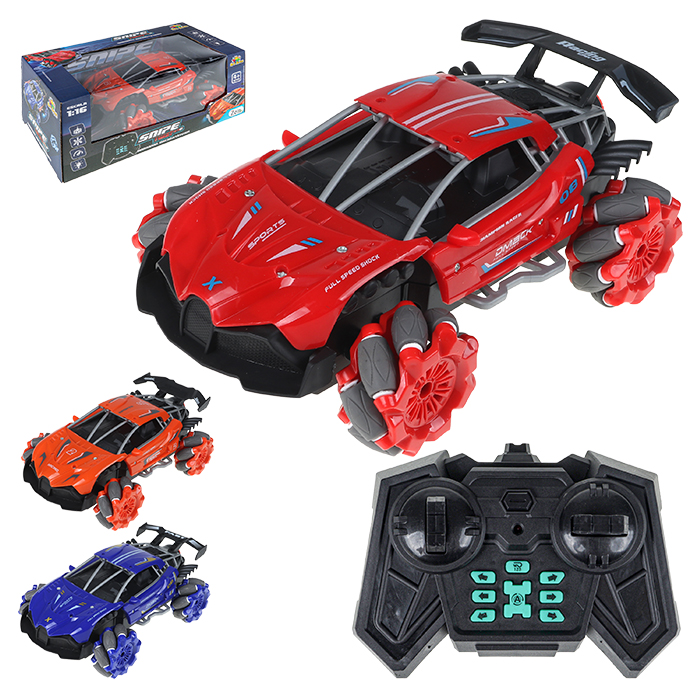 CARRO SNIPE TURBO CONTROLE REMOTO MULTIFUNCAO ARTBRINK 1:16 BAT. RECARREGAVEL