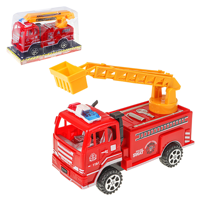 Caminhao Brinquedo Bombeiro Grande Com Som E Luz - Magic Toys