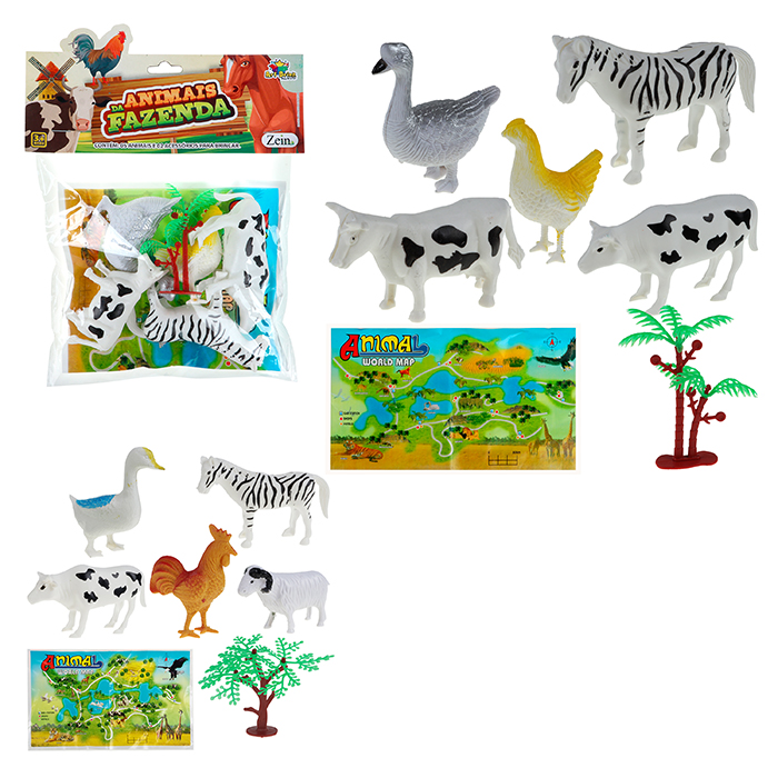 ANIMAIS DA FAZENDA 7PCS