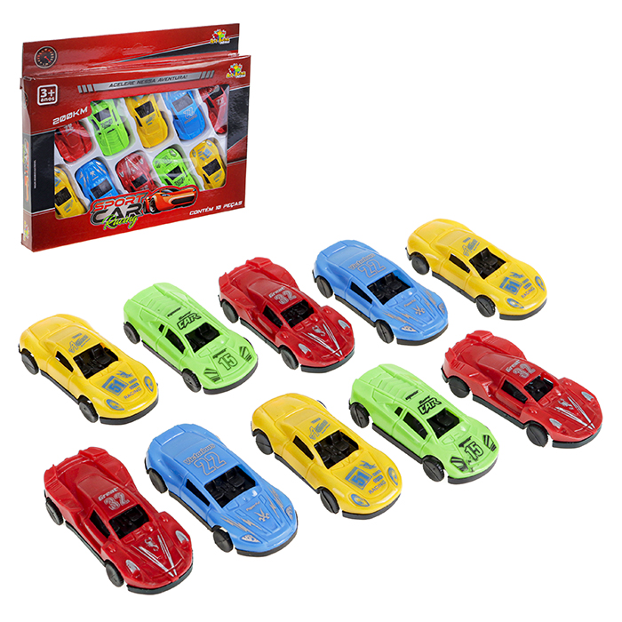 SPORT CAR RACING RODA LIVRE 15 UNID