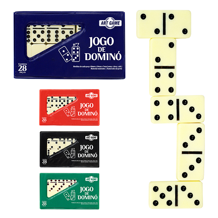 Domino No Estojo 7mm (4,8x2,4x7mm)