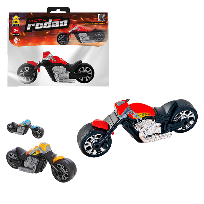 Moto Trilha Motocross Várias Cores 24cm - Bs Toys - Caminhões