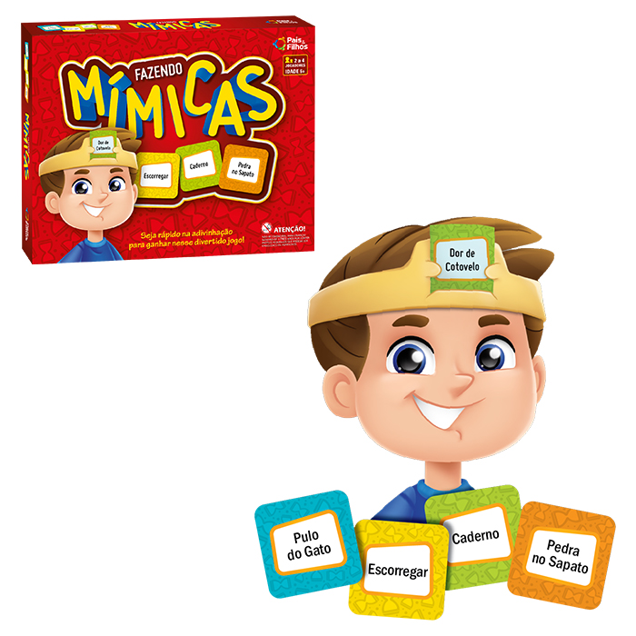 Jogo Do Mico + Jogo Da Memória 56 Cartas 2 Em 1 Pais Filhos - Babu