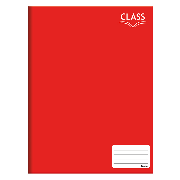Caderno Brochura 1/4 Cd 80fls Vermelho