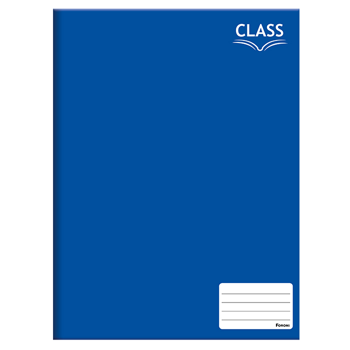 Caderno Brochura 1/4 Cd 80fls+b37 Azul