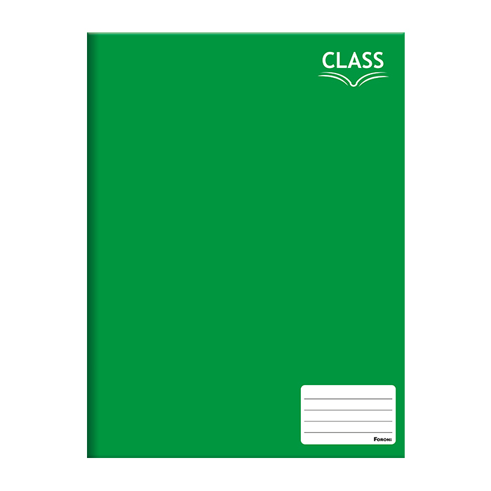 Caderno Brochurao Cd 80fls Verde