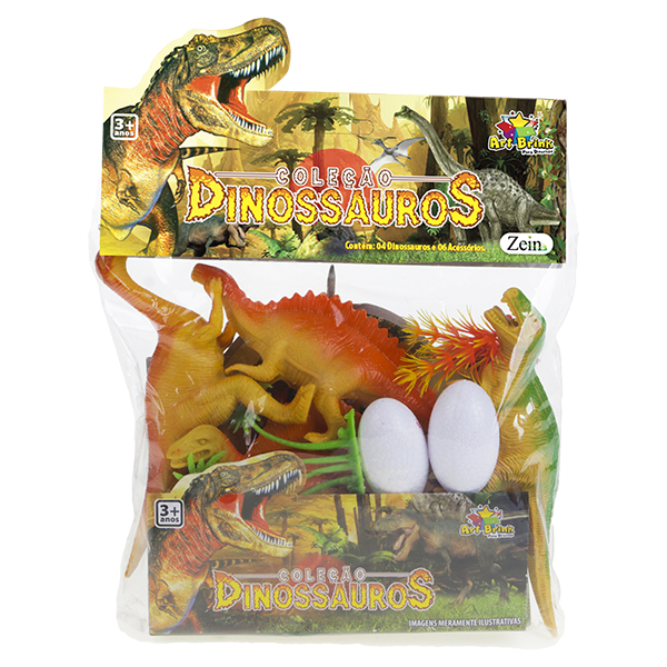 Jogo Didático Ovo Squeeze com Dinossauro