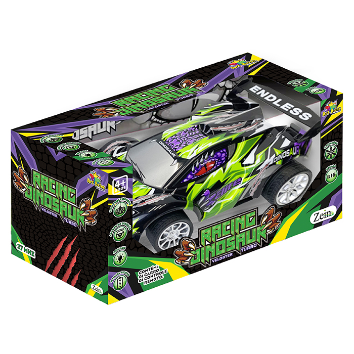 Carrinho De Controle Remoto 7funcoes 1:16 Extreme Racing Verde