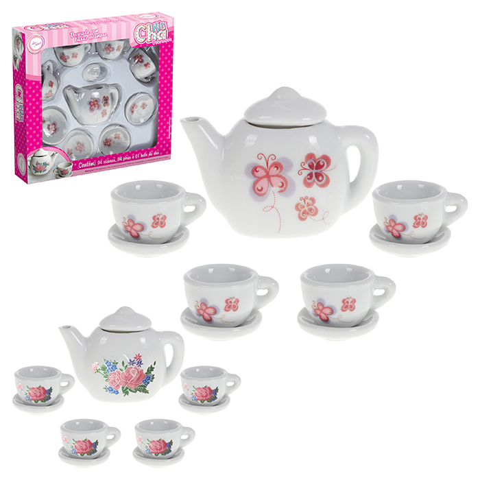 Conjunto De Cha Porcelana C/ 09pcs. - Este Produto Não E Um Brinquedo