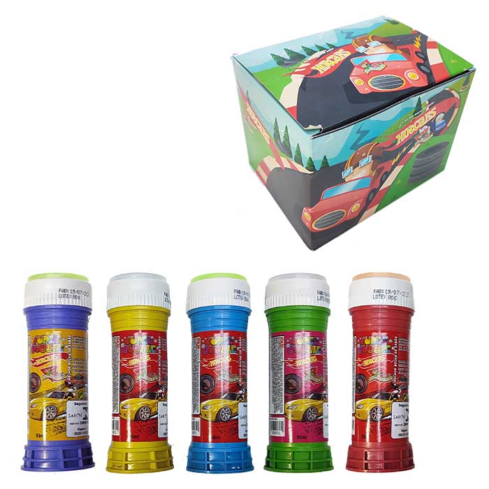 BOLHA SABAO SUPER BUBBLE 50ML C/JOGO CAR