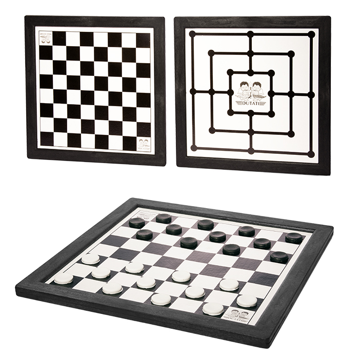 Jogos de Mesa Super Jogos Damas, Ludo e Trilha Pais e Filhos