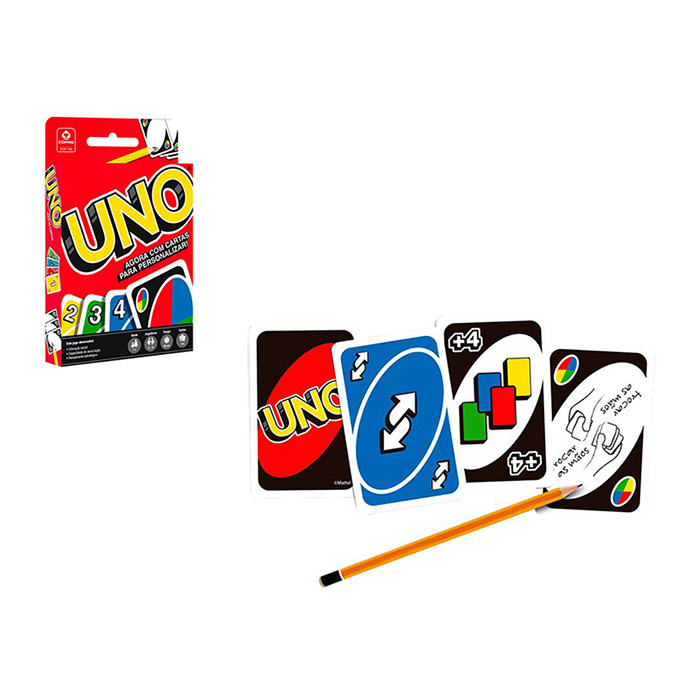 Kit com 3 caixa de Jogo De Cartas - Uno - Copag - Original