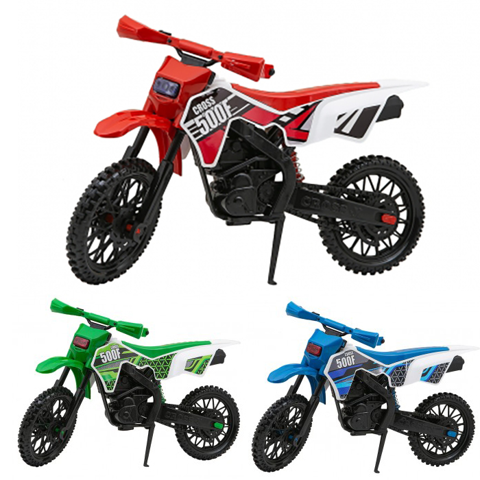 Moto Trilha Infantil Motocross 33 Cm Brinquedo Para Montar